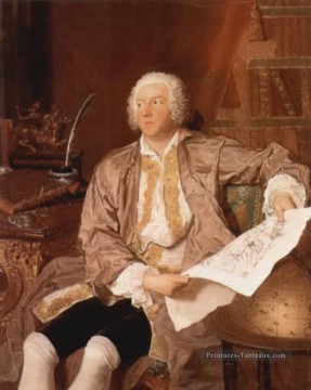 François Boucher œuvres - Portrait de Carl Gustaf Tessin François Boucher